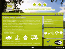 Tablet Screenshot of camping-le-pole.fr